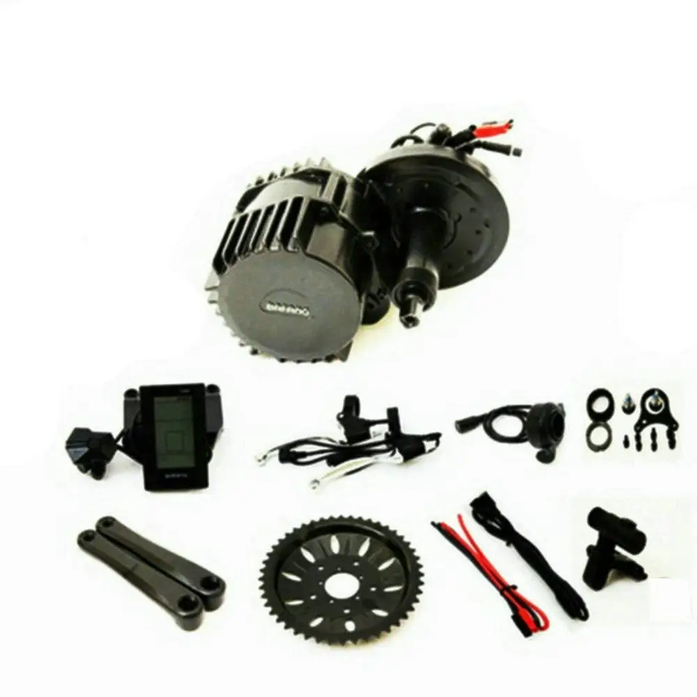 Новый Версия 8Fun Bafang BBSHD BBS03 середине приводной двигатель 48V 1000W фара для