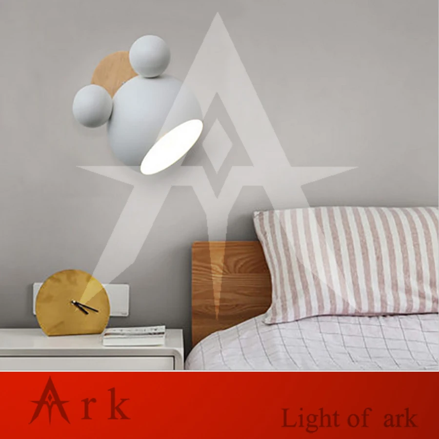 Креативная Современная Скандинавская прекрасная светодиодная настенная лампа