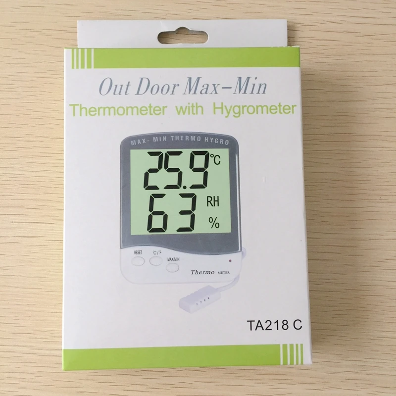 Домашняя Электронная метеостанция с цифровым ЖК дисплеем бытовой термометр