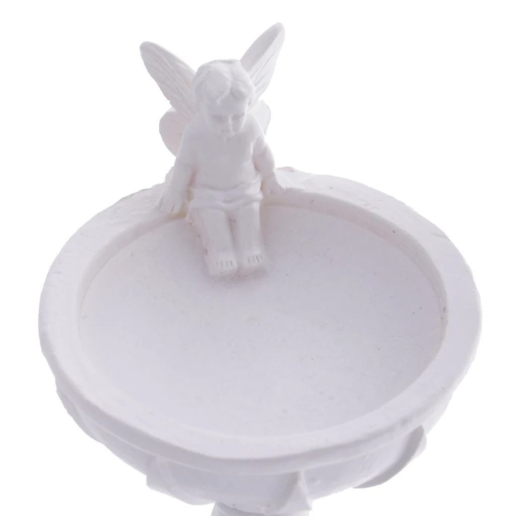 1:12 Кукольный домик миниатюрная полимерная птица ванная фонтан сказочный садовый