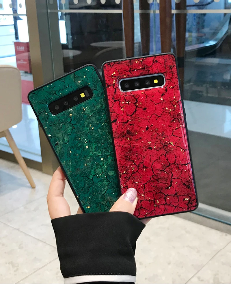Эпоксидная смола золото Фольга драгоценный камень чехол для телефона для samsung Galaxy A8 A9 A6 A7 A5 Note 9 8 10 Pro A10 A20 A30 A50 A70 A80 Чехол-держатель с кольцом