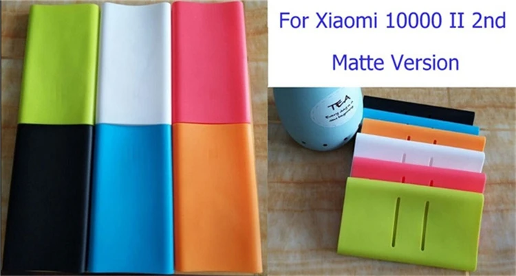 Высококачественный мягкий силиконовый чехол для Xiaomi power bank 5000 10400 16000 10000 2000 mAh для Xiaomi II 2nd 2C Защитная крышка