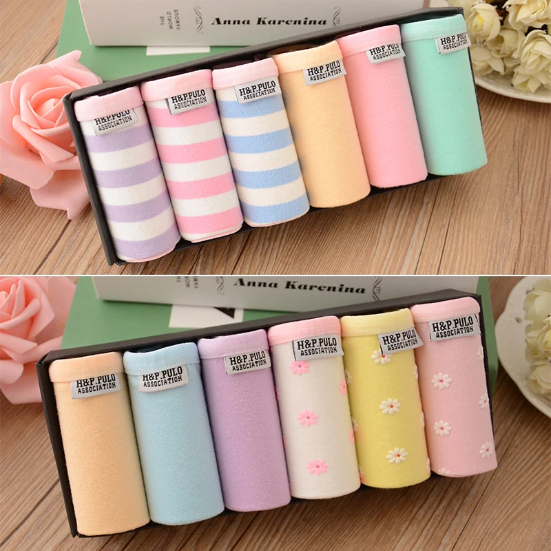 Нижнее белье для женщин высококачественные кружевные трусы 6 шт./лот | Женская