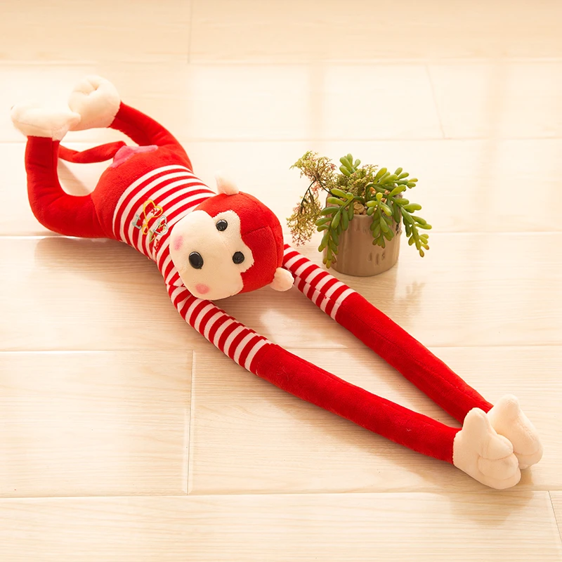 65 120 см Kawaii длинные руки хвост обезьяны кукла плюшевые игрушки шторы Детские
