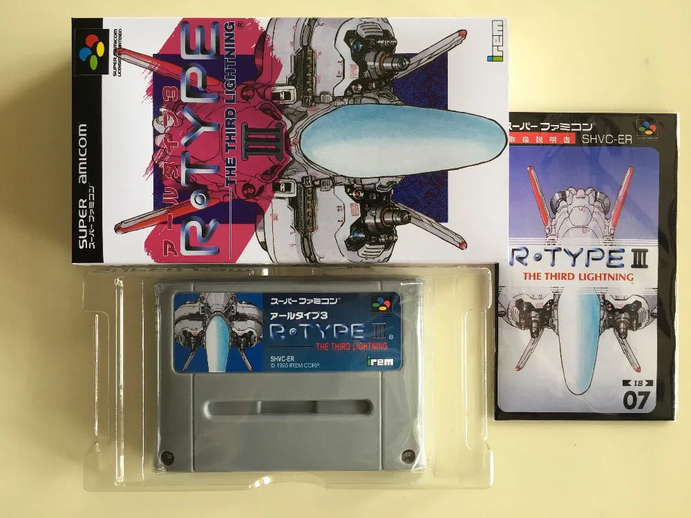 16Bit Games* R-Type III( Japan NTSC-J Version! Box+Manual+Cartridge