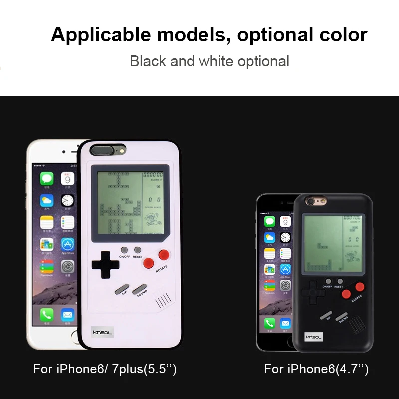Чехлы для телефонов в стиле ретро GB Gameboy iPhone X 6plus 6s 7 7plus 8 8plus Play Blokus чехол игровой