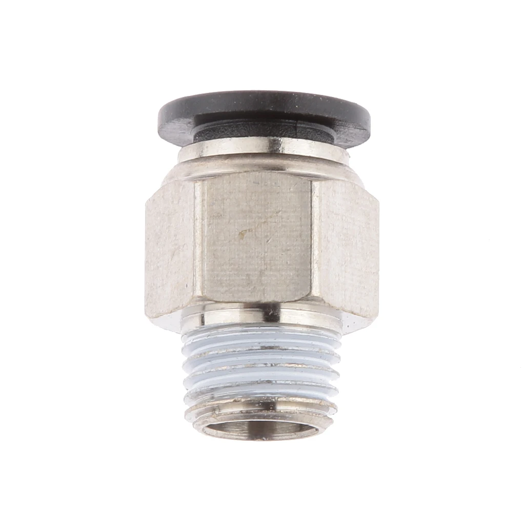 10 шт. прямой соединитель трубки OD мм 3/8 ''до 1/4'' BSP резьба Пневматические