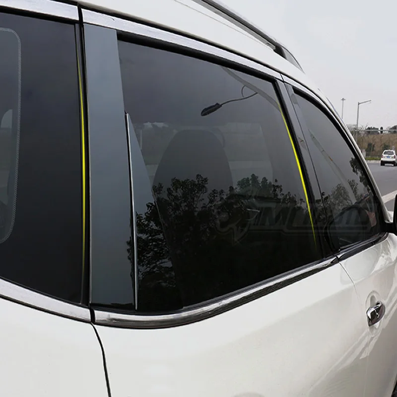 Автомобильные аксессуары подходят для Rogue X Trail XTrail T32 2014 2019 хромированные столбы