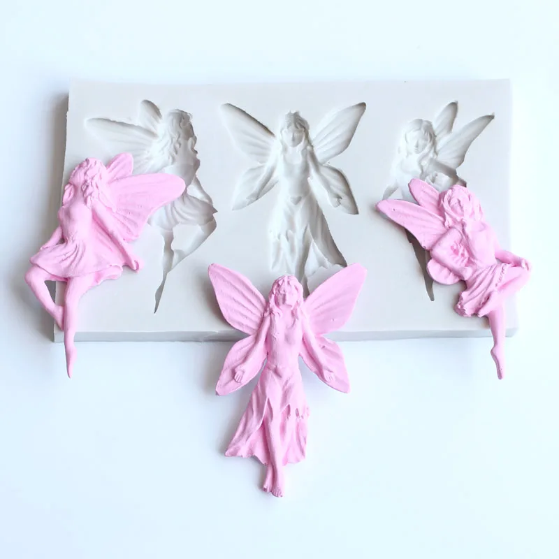 Феи формы для выпечки тортов силиконовая форма кондитерских изделий шоколадная