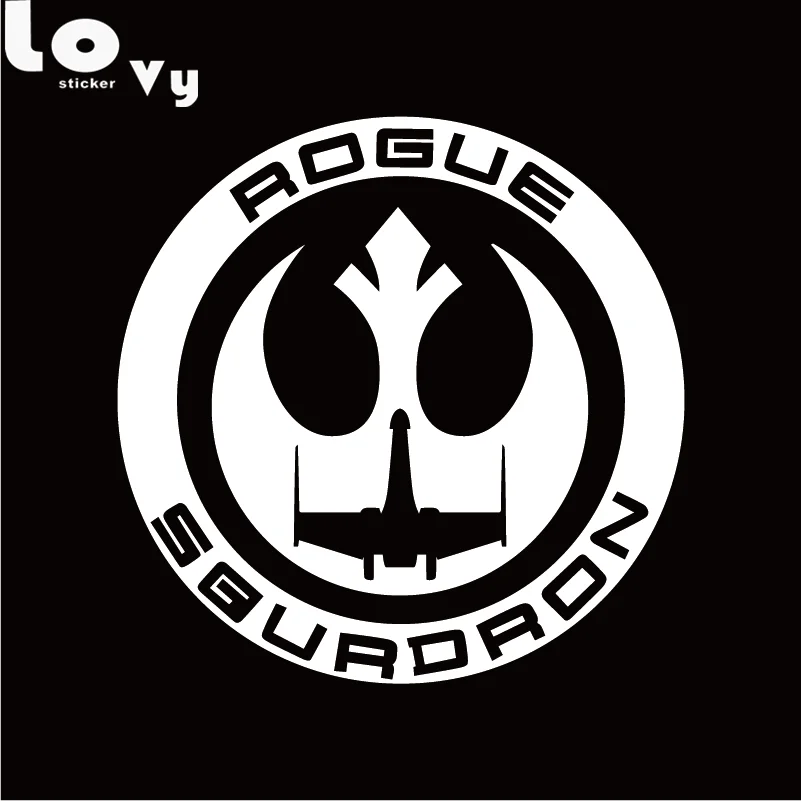 Классическая Виниловая наклейка для автомобиля Звездные войны Rouge Squadron|vinyl car