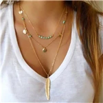 Bijoux Femme Collier Золотой цветной многослойный Блестящий массивный нагрудник Чокеры Колье-чокер для женщин Бохо ювелирные изделия Kolye