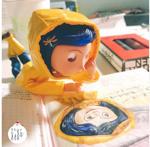 Детские игрушки NECA экшн Фигурка коралин и секретная дверь плащи 7 дюймов свитер