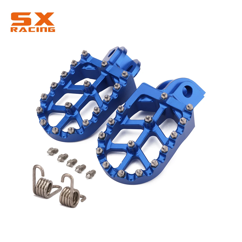 Мотоцикл Алюминий подножки подножек педали для ног KTM SX EXC SX SXS SXF XCW шесть день 125 150 250 350 450 525 530