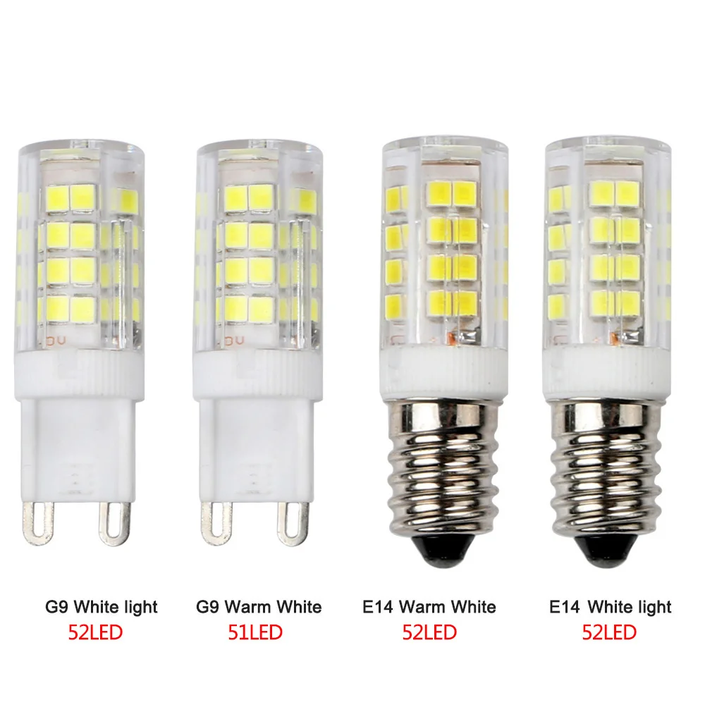 Миниатюрная лампочка-кукуруза высокой яркости E14 G9 SMD 2835 энергосберегающий