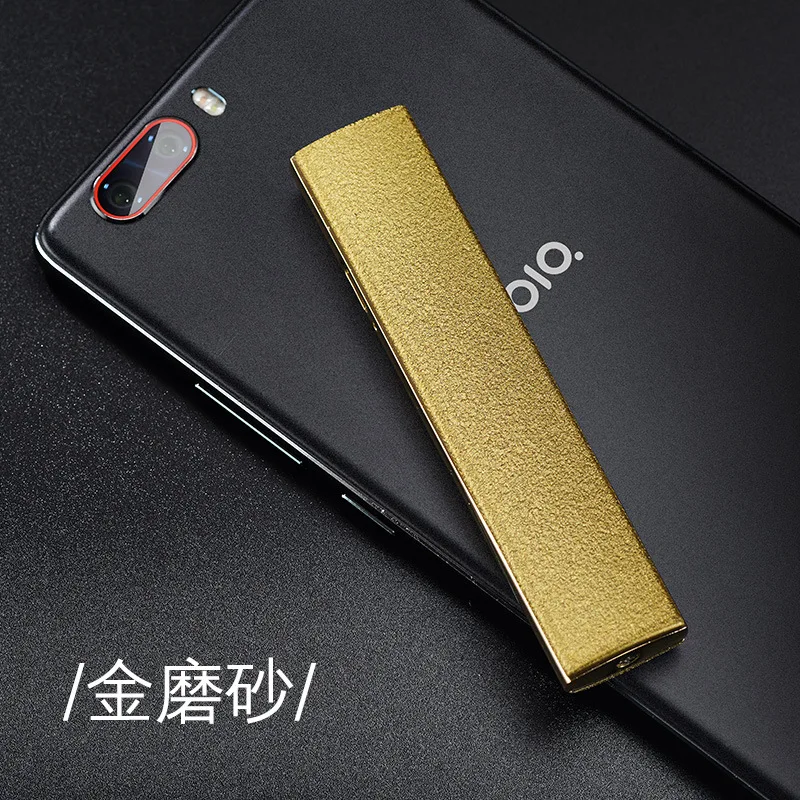 5 Новинка, тонкая металлическая зажигалка, usb зарядка, зажигалки, перезаряжаемая электрическая зажигалка, ветрозащитная, высокое качество, гаджеты для мужчин - Цвет: 5