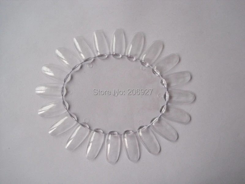 1pc NA-03 nail art Oval Shape Transparent Polish Tip Display Wheel design display | Красота и здоровье