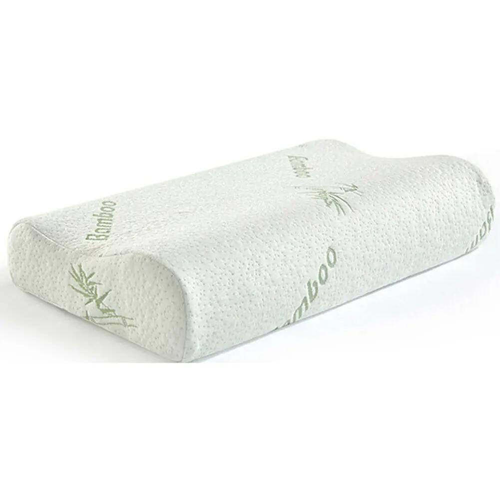 Ортопедическая подушка с эффектом памяти 4 цвета латексная для шеи мягкая