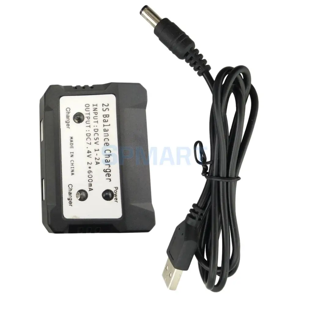 Профессиональный USB разъем, зарядное устройство 2S 2 в 1 для SYMA X8C X8G Hubsan H501S Bugs 2/3/6 A959 V262 V912 RC части дрона