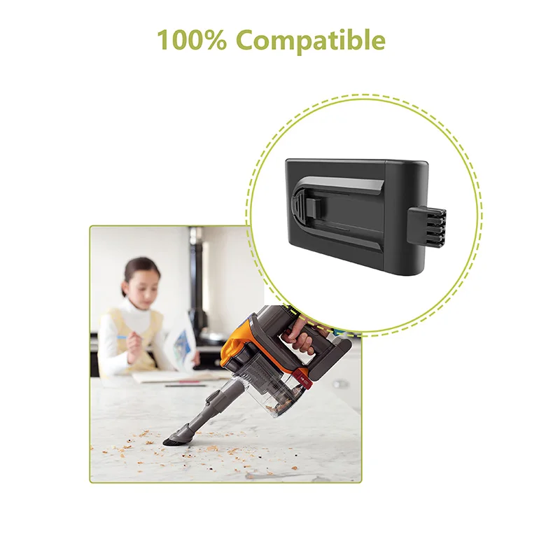 Пылесос Powtree 21 6 в 2000 мА · ч для Dyson DC16 12097 912433 01 аккумулятор Animal issy Miyake