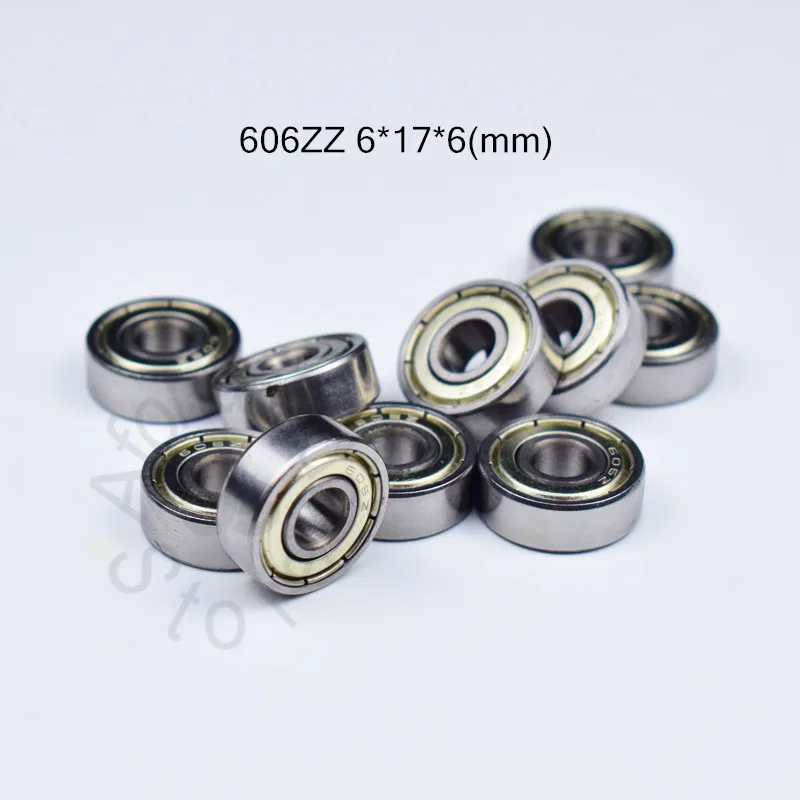 Подшипник 606 606ZZ 6*17*6 (мм) 10 шт. бесплатная доставка металлический герметичный