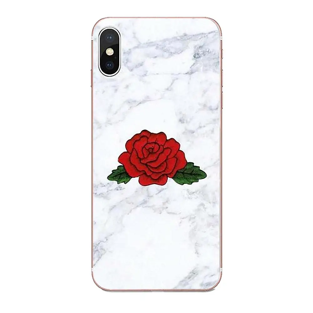 Coque Shell Transparent Phone Case Flowers On Marble For Xiaomi Mi3 Mi4 Mi4C Mi4i Mi5 Mi 5S 5X 6 6X A1 Max Mix 2 Note 3 4 | Мобильные