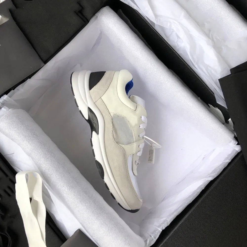 Женская обувь; модная обувь из натуральной кожи на плоской подошве; Повседневные Удобные кроссовки; дышащая уличная женская обувь на толстой подошве; большой размер 41