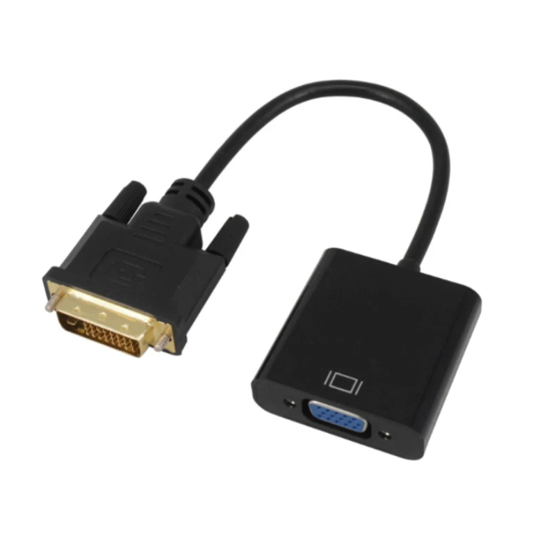 Адаптер с 1080P на VGA 24 + 1 25-контактный штекер 15-контактный разъем кабель-конвертер