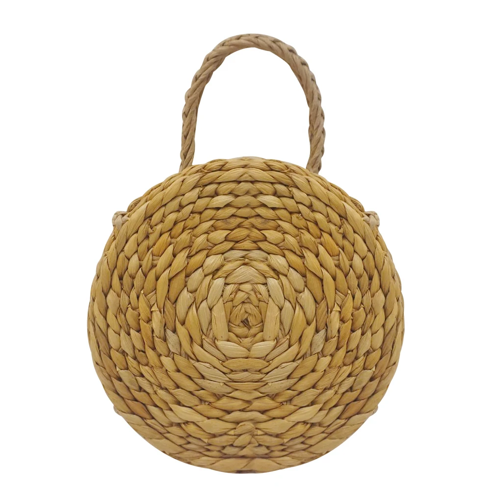Круглые соломенные сумки для женщин пляжная сумка коробка Лето ротанга Bolsa ручной работы Тканые Bolsos Mujer БАЛИЙСКАЯ сумка круг Богемская сумочка