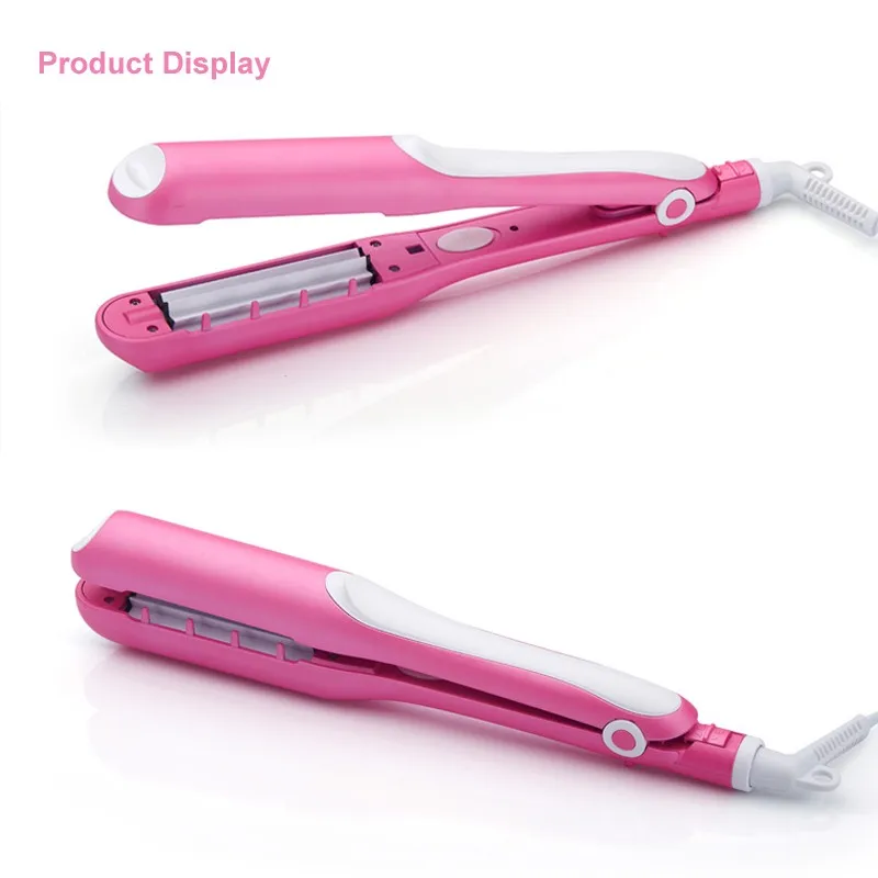 Розовый Золотой Многофункциональный выпрямитель для волос Инструменты укладки
