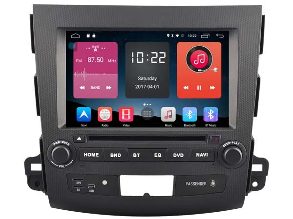 Android 6.0 Автомобильный DVD для Peugeot 4007 (2007 2012) автомобильный GPS аудио плеер стерео