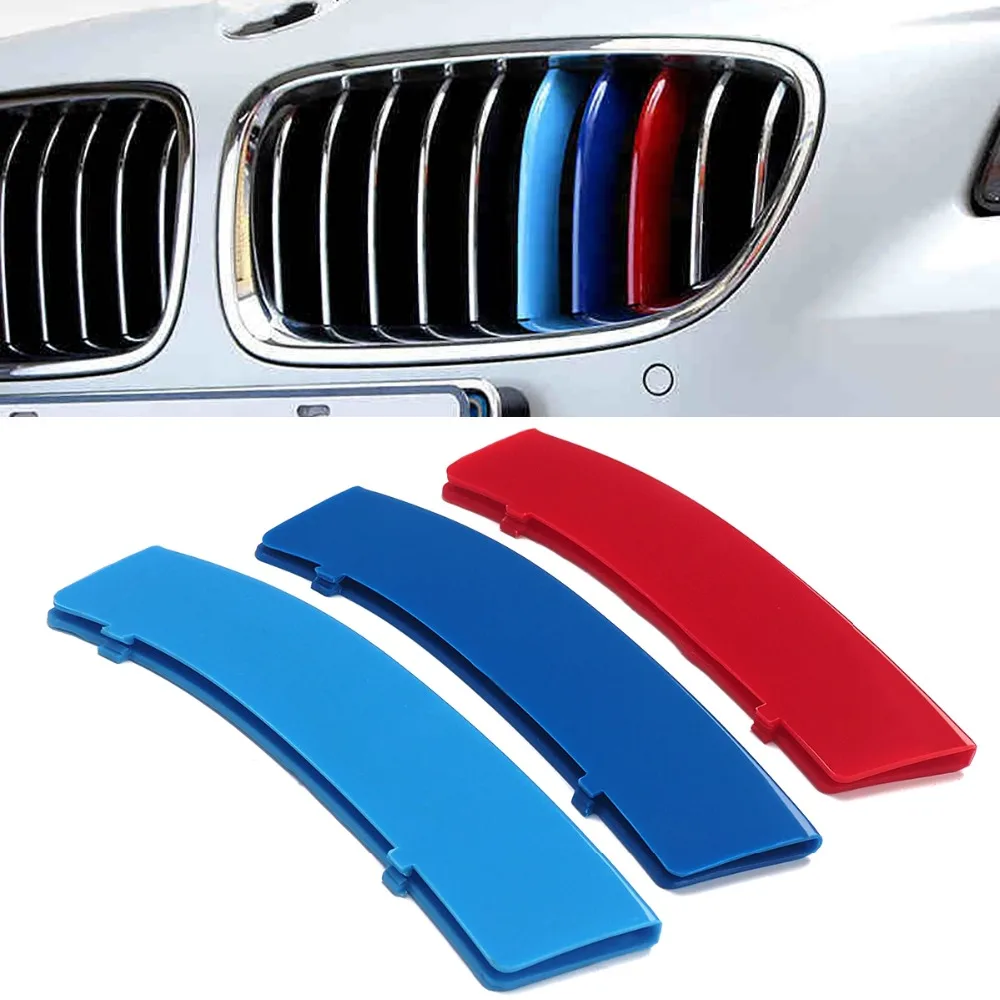 3 шт. наклейка для автомобильного гриля BMW E90 E46 F30 F34 E92 E93 GT серии 11 грилей