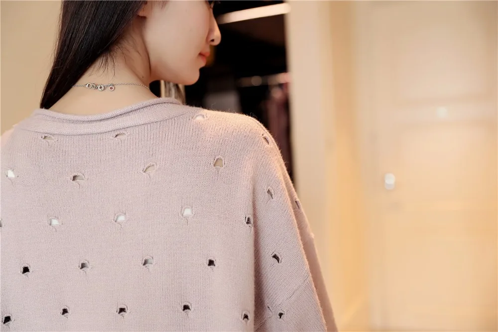 2019 Women Sweater Tops Vintage Ladies Cardigans White Pull Femme Winter Casual |