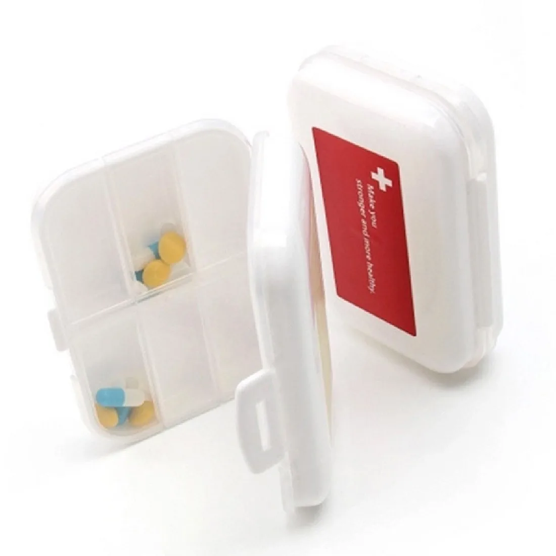 Мини держатель витамина для лекарств органайзер таблеток портативный