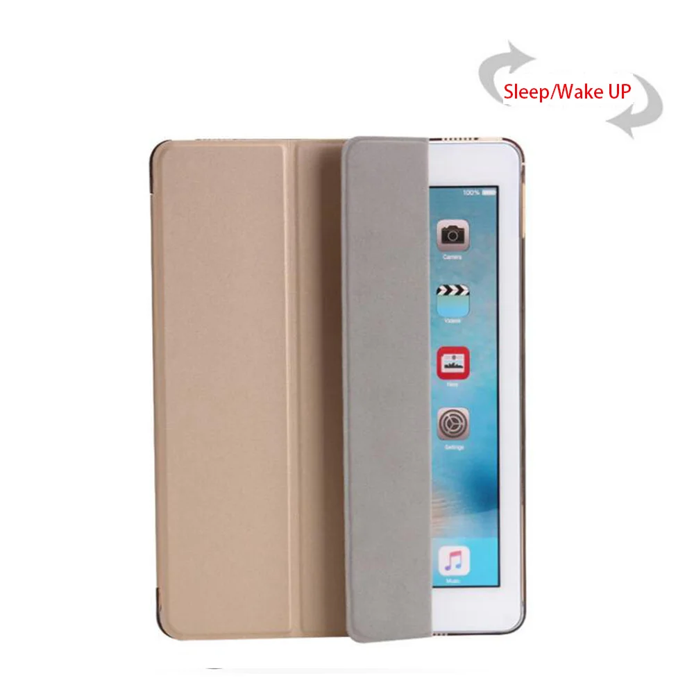 Для Apple iPad Pro 9 7 дюйма Чехол 2016 выпуск ультра тонкий Pu кожаный магнит Wakt UP Sleep Smart Cover