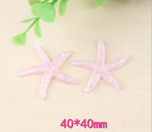 Кабошон из смолы морская звезда плоская задняя часть мультяшная Желейная