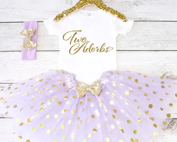 Изготовленный На Заказ Two Cute прелестное 2nd боди на день рождения для девочки