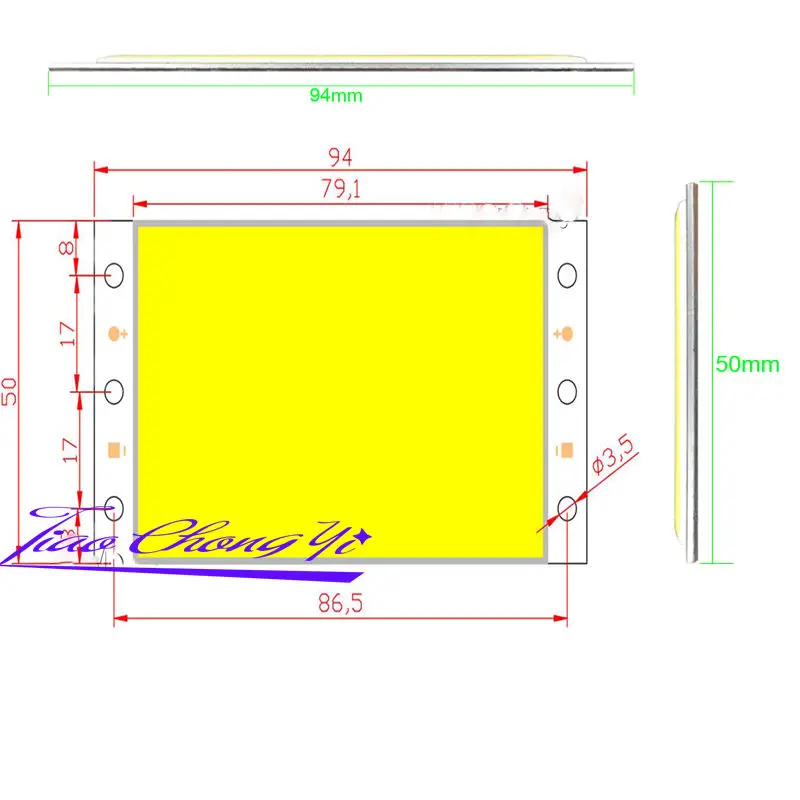 Светодиодная панель теплого белого света 15 Вт 94x50 мм 9450 дюймов|led panel strip|led lightled light