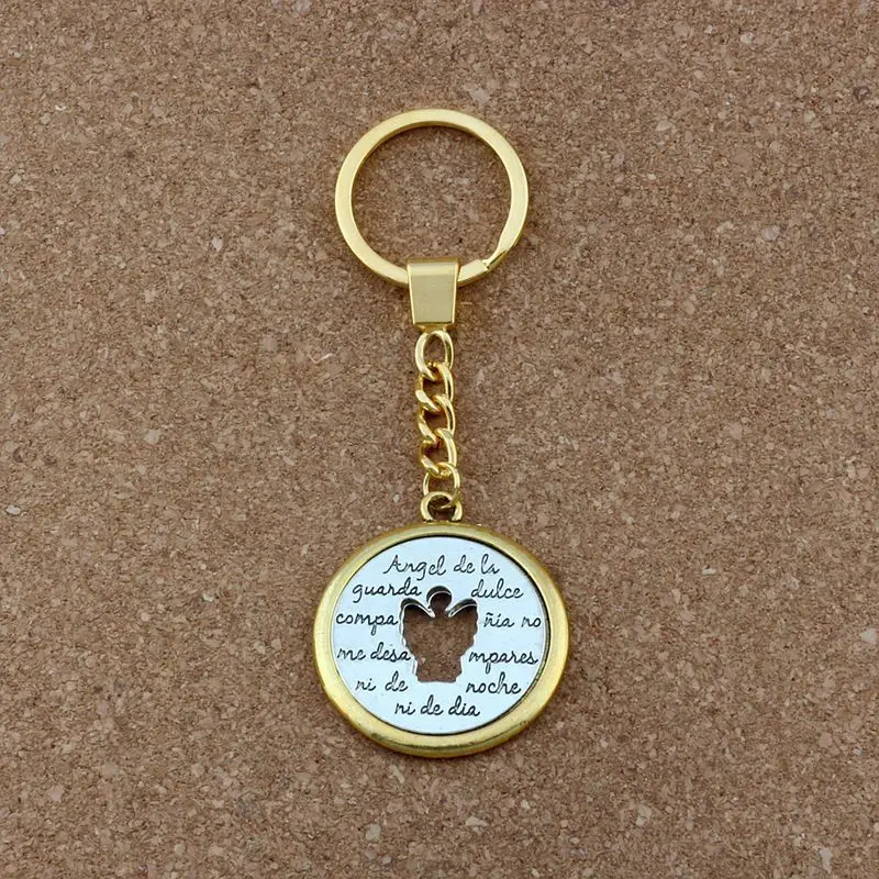 

10pcs Keychain Angel De Li Guanda Dulce Charms Pendant Keychain Travel Protection DIY Accessories A-241f