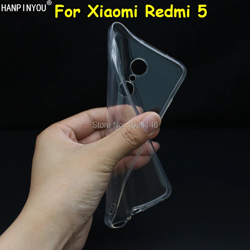 Для Xiaomi Redmi 5 7 &quotновый тонкий кристально прозрачный мягкий чехол из ТПУ для