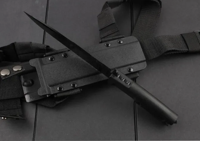 Новейший яд фиксированный нож для выживания с резиновой ручкой охотничий