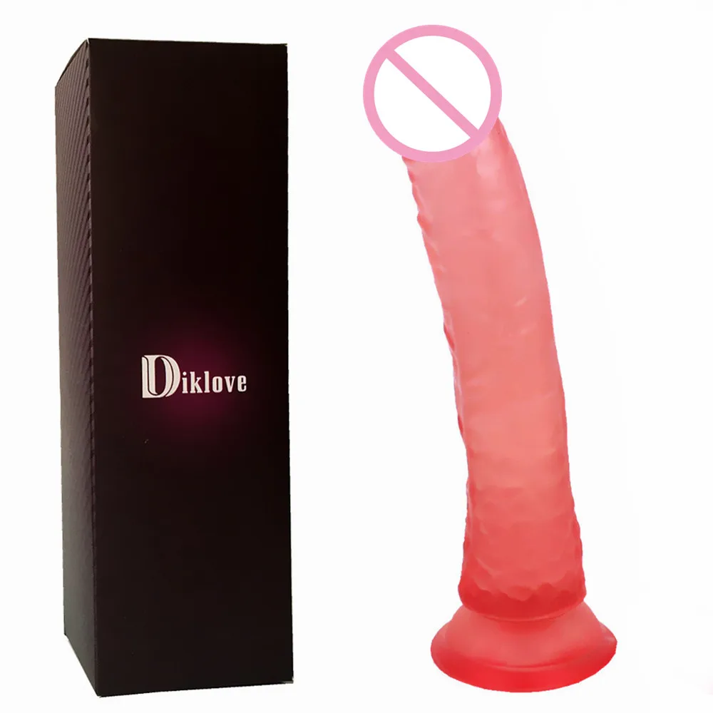 Diklove 8 2 дюйма длинные секс игрушки Dongs большой фаллоимитатор реалистичный пенис
