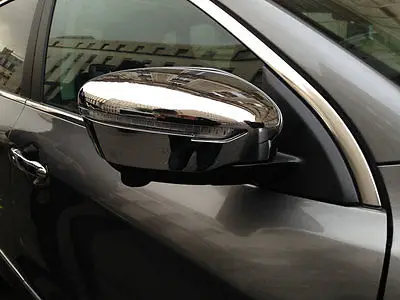

ABS Chrome Side Mirror Rearview Cover Trim 2pcs for Nissan Qashqai 2014 - 2016