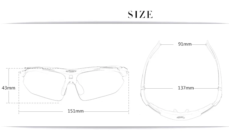 Велосипедный Спорт Рыбалка Защита от солнца очки Gafas для глаз Велоспорт Ночное