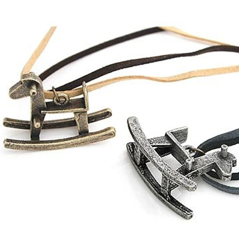 2018 Новая мода горячая распродажа ретро лошадь ювелирные изделия кулон ожерелье