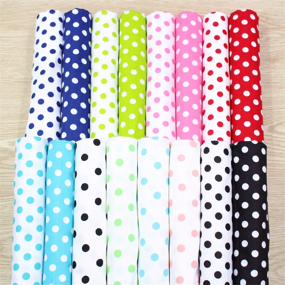 Хлопковая ткань в горошек шириной 1 6 м аксессуары для одежды ручной работы стиле