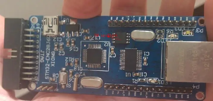 Бесплатная доставка! 2 шт. stm32f103 + enc28j60 сетевая макетная плата uip / LWIP веб сервер RT