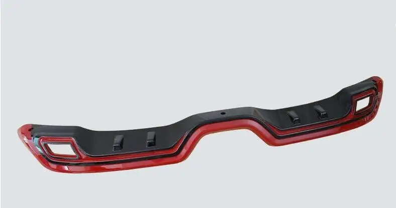 REAR RED Новые ABS краски автомобильные фронтальные Рассекатели СПОЙЛЕР+ задний багажник диффузор бампер для TOYOTA C-HR CHR - Цвет: REAR RED