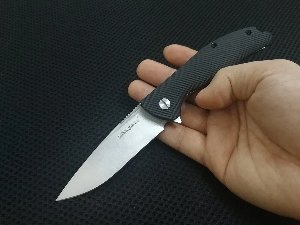 Baynnyjamie Speedball Mini F3 3,3" 103 г Черная FRN ручка 420 из нержавеющей стали Тактический шариковый подшипник Флиппер складной нож для повседневного использования