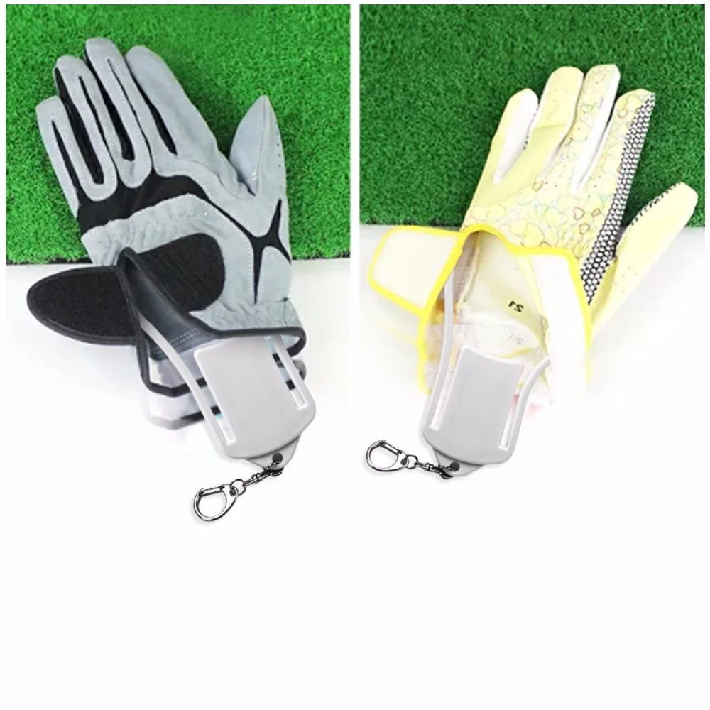 Guiseapue Golf Gloves Stretcher Golfer Tool Gear Plastic Holder Rack Dryer Hanger with strap | Спорт и развлечения