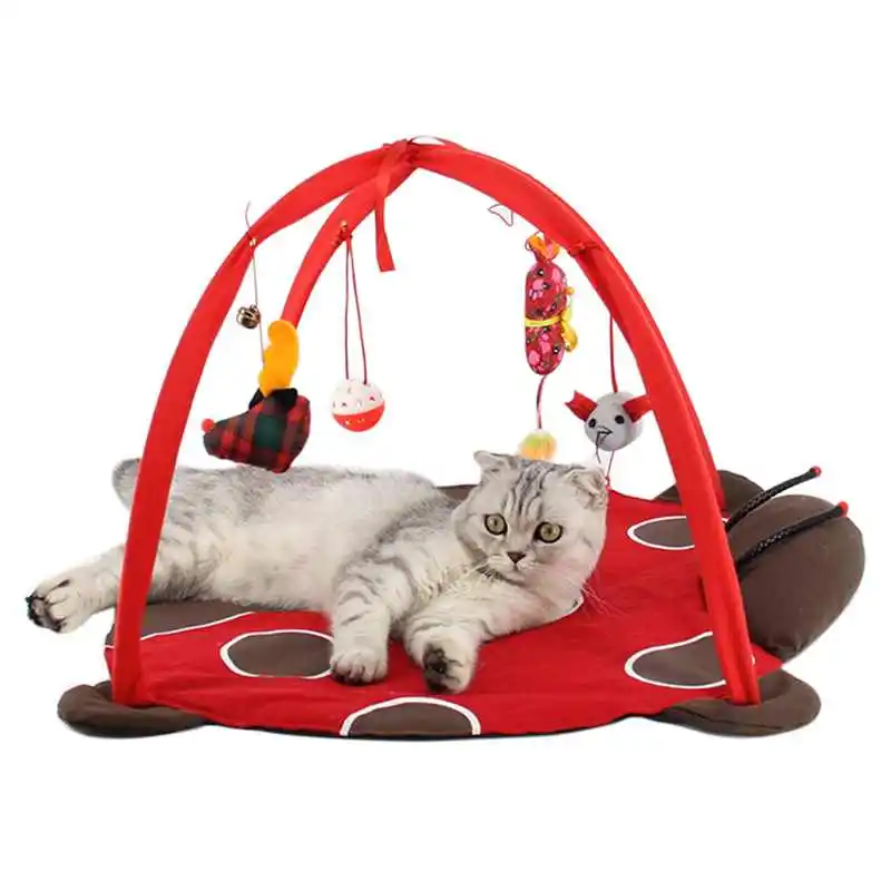 Игрушки для кроватки кошка кровать коврик одеяло дом ловушка черепаха Coccinella
